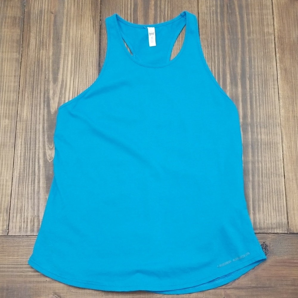 Under Armour Blue Heat Gear Workout Tank Medium